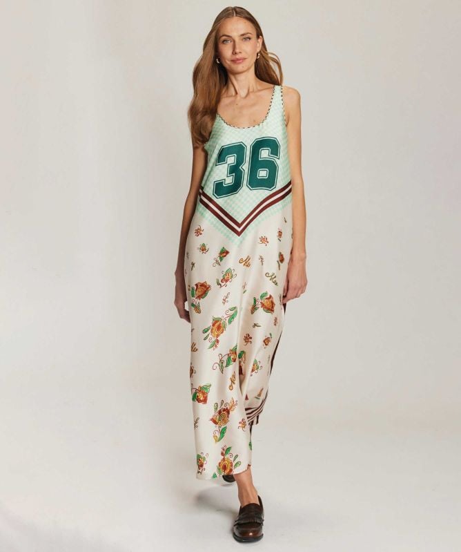 Me369 Allison Sporty Jade Sleeveless Dress