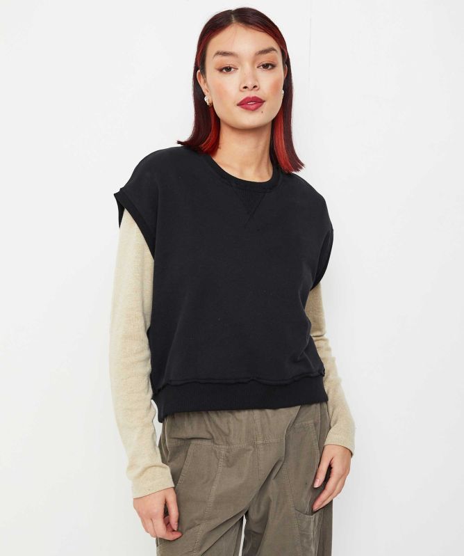 Lurdes Bergada Sleeveless Sweatshirt Vest