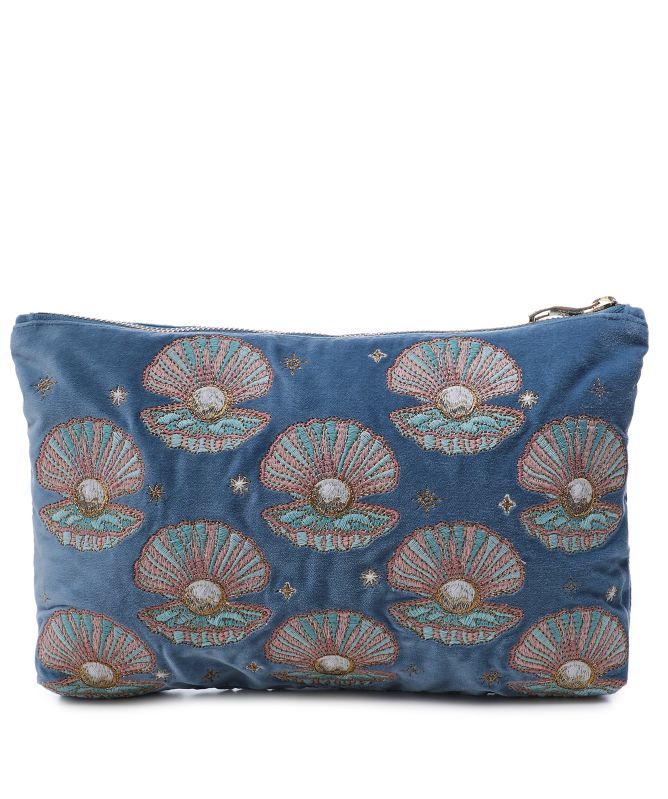 Elizabeth Scarlett Pearl Shell Everyday Pouch
