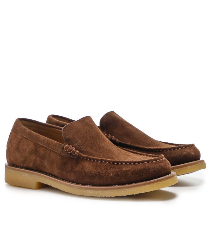 BOSS Kope Suede Moccasin Loafers