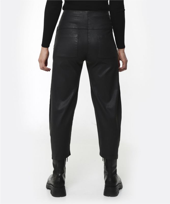 Lurdes Bergada Coated Zip Pants