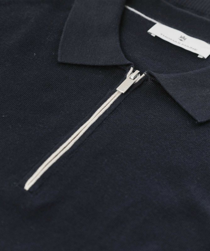 Thomas Maine Half Zipper Polo Shirt