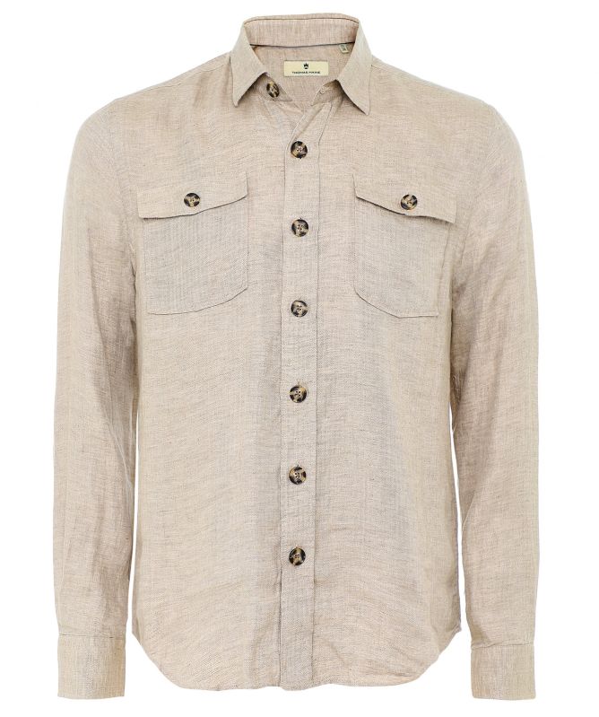 Thomas Maine Cotton Roma Overshirt