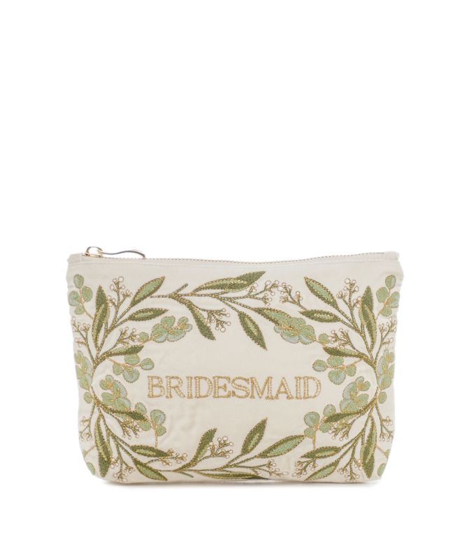 Elizabeth Scarlett Olive Branch Bridesmaid Mini Pouch