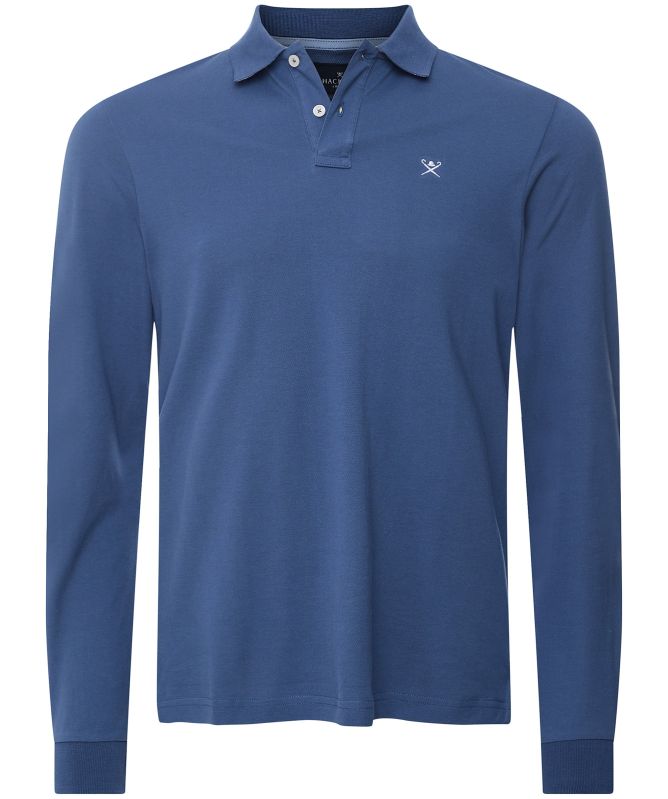 Hackett Slim Fit Long Sleeve Polo Shirt