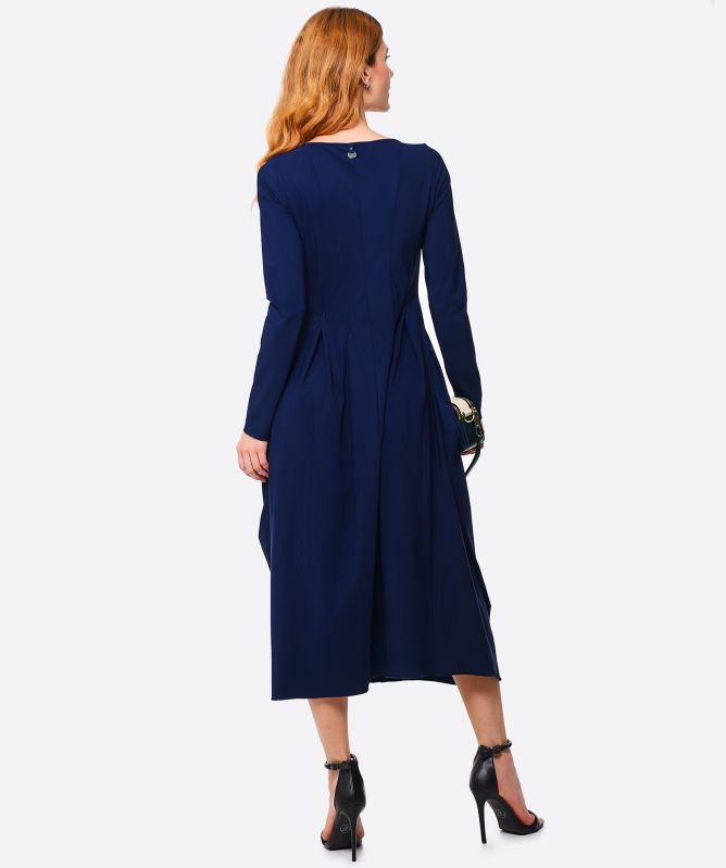 High Reminder Long Sleeve Tech Midi Dress