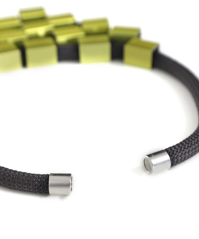 Christina Brampti Aluminium Cube Necklace