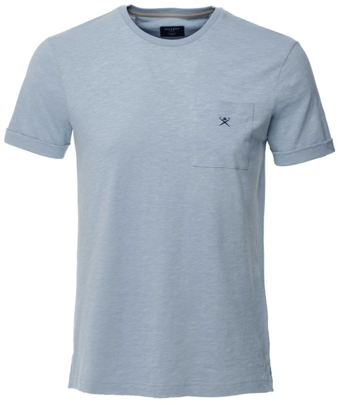 Hackett Cotton Linen Pocket T-Shirt