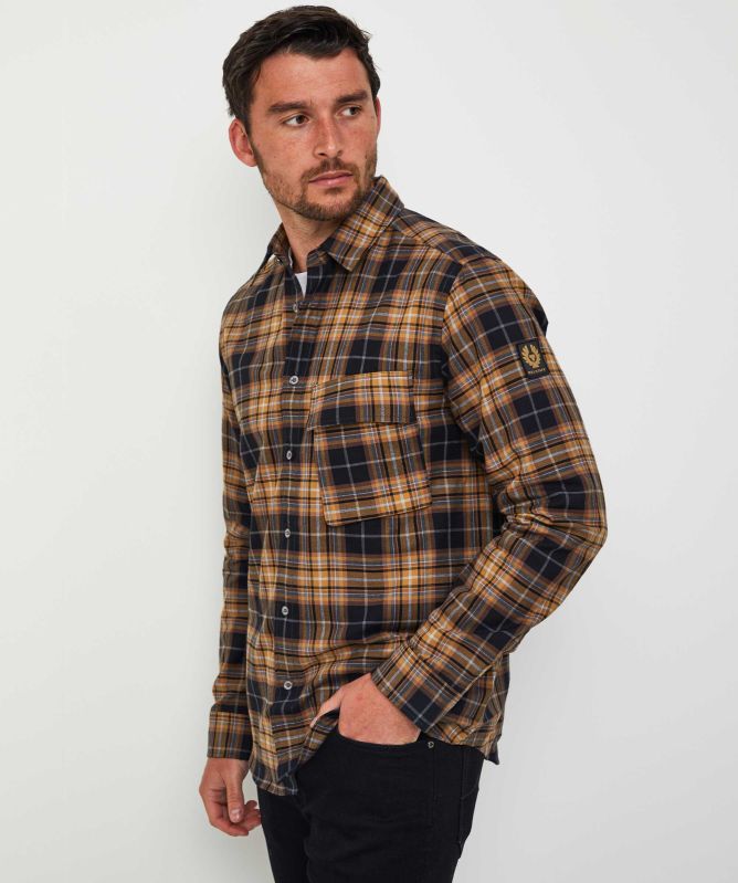 Belstaff Plaid Check Scale Shirt