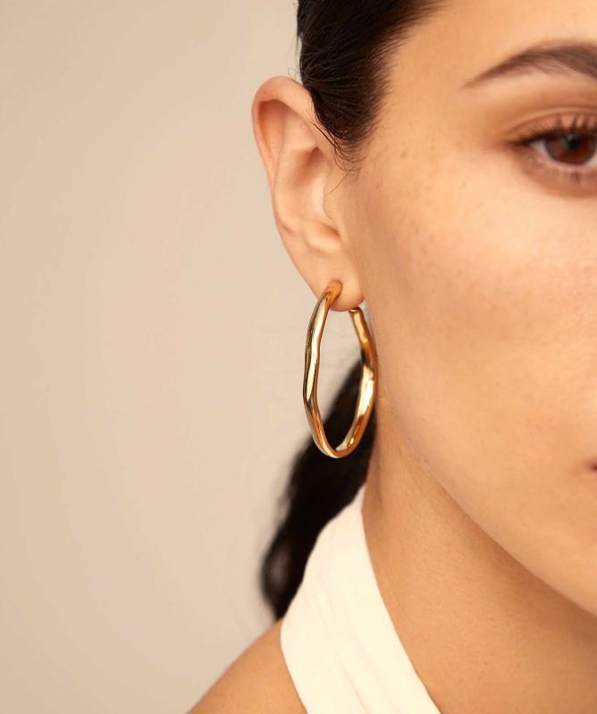 UNOde50 Ohmmm Open Hoop Earrings