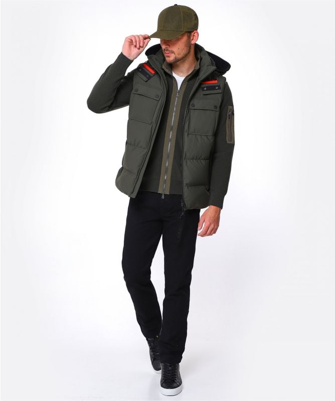 Moose Knuckles Down Quilted Hooded Percival Gilet