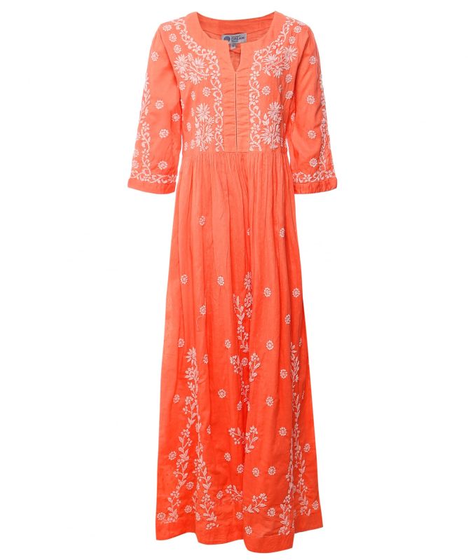 Handprint Dream Apparel Alden Cotton Maxi Dress