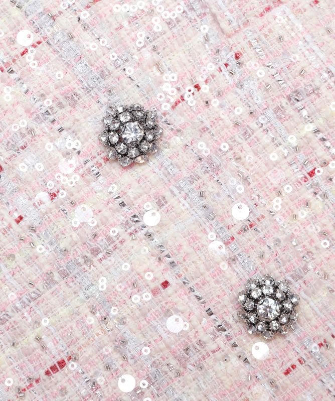 Self-Portrait Sequin Bouclé Jacket