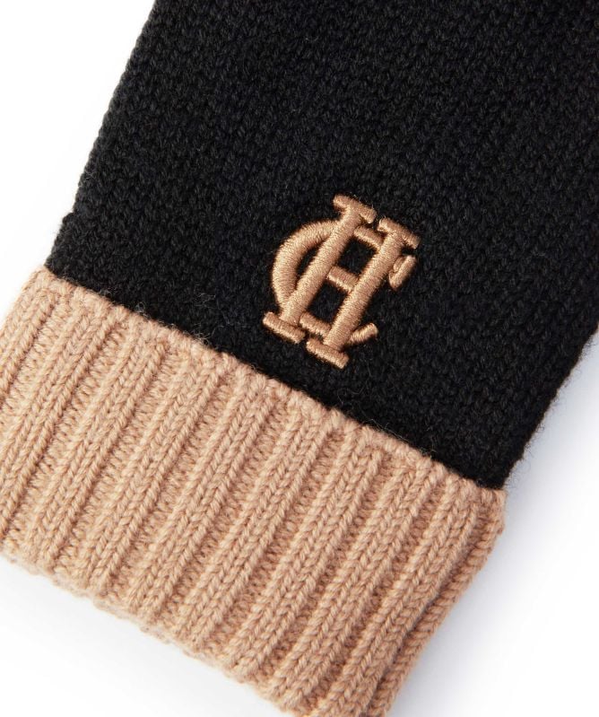 Holland Cooper Chelsea Logo Knitted Gloves