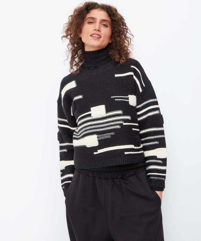 Thanny Stripe Patterned Jumper