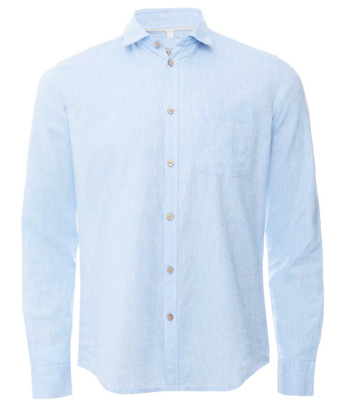 Seinse Cotton Linen Pocket Shirt