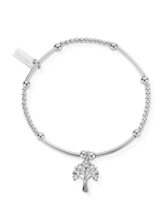 ChloBo Cute Mini Heart Tree Of Life Bracelet