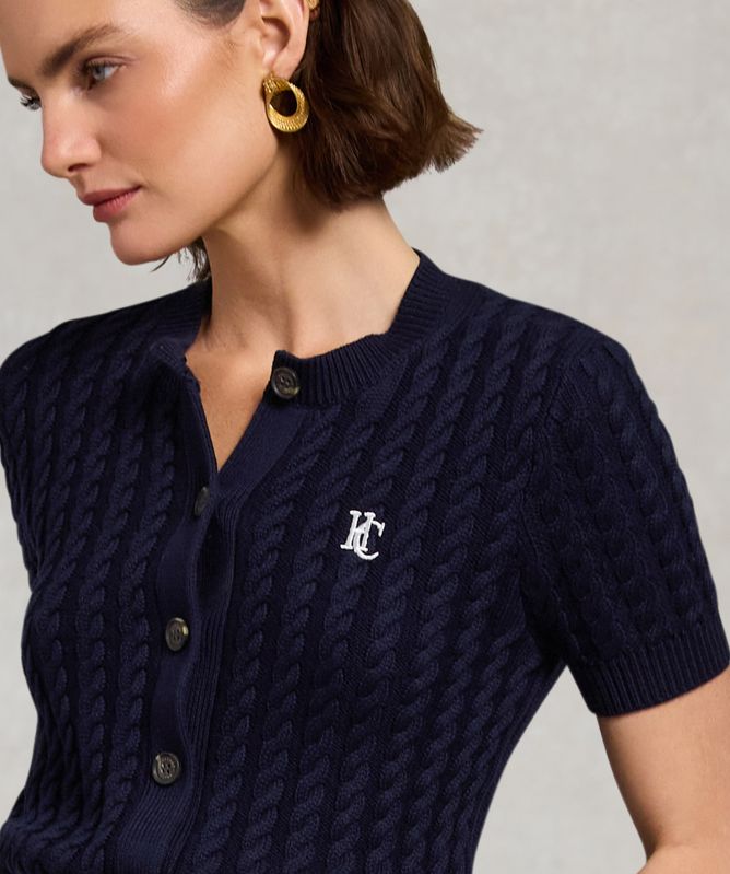 Holland Cooper Cotswold Short Sleeve Cardigan