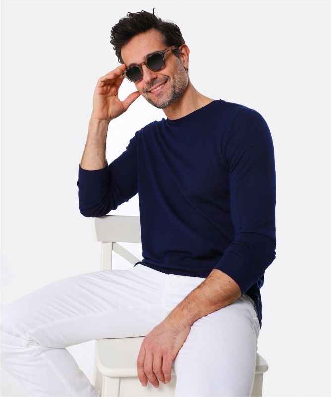 J. Blades Merino Wool Long Sleeve T Shirt