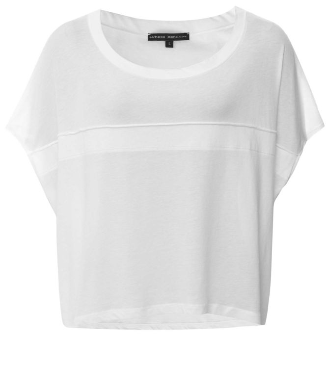 Lurdes Bergada Cropped Splash T-Shirt
