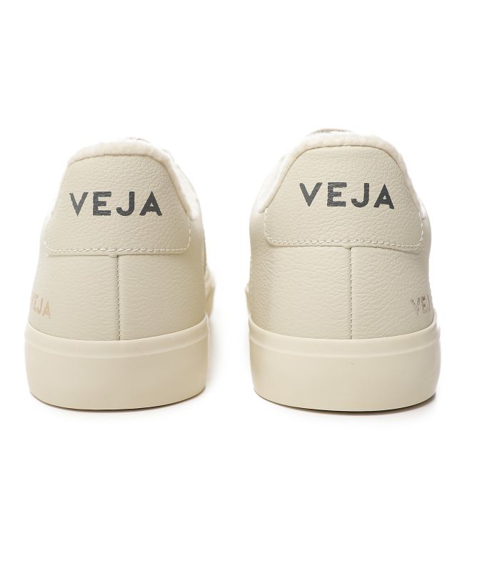 VEJA Campo Fleece-Lined Leather Trainers