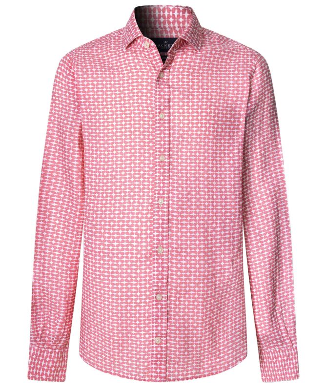 Hackett Linen Star Print Shirt