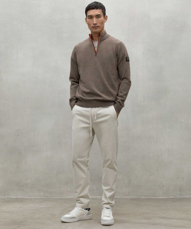 ECOALF Half-Zip Larch Jumper