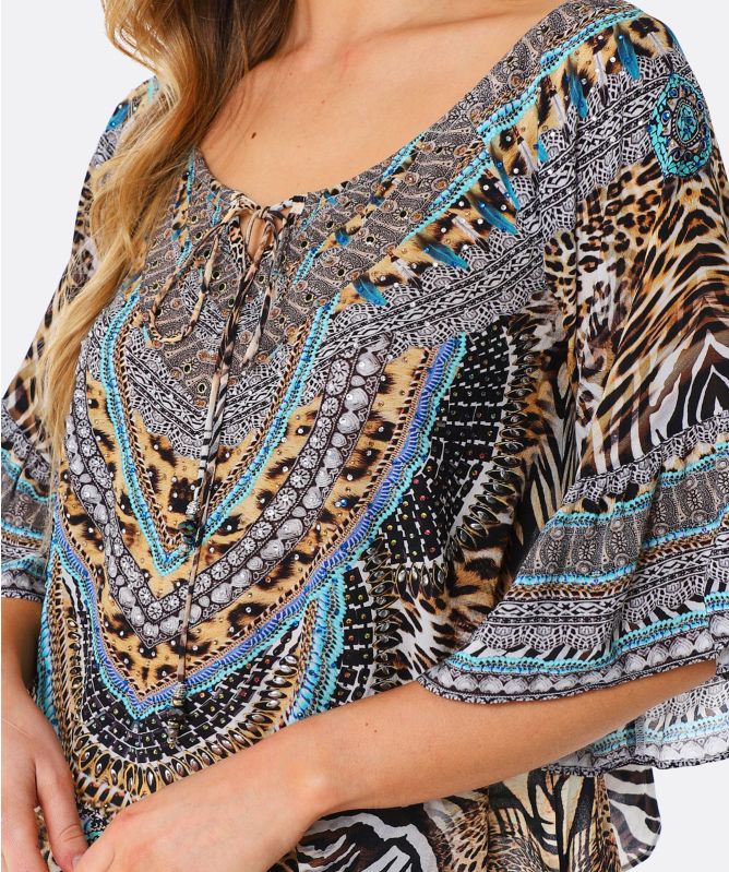Inoa Savannah Silk Boho Top