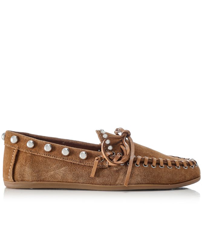 INUOVO Stud Moccasin Loafers