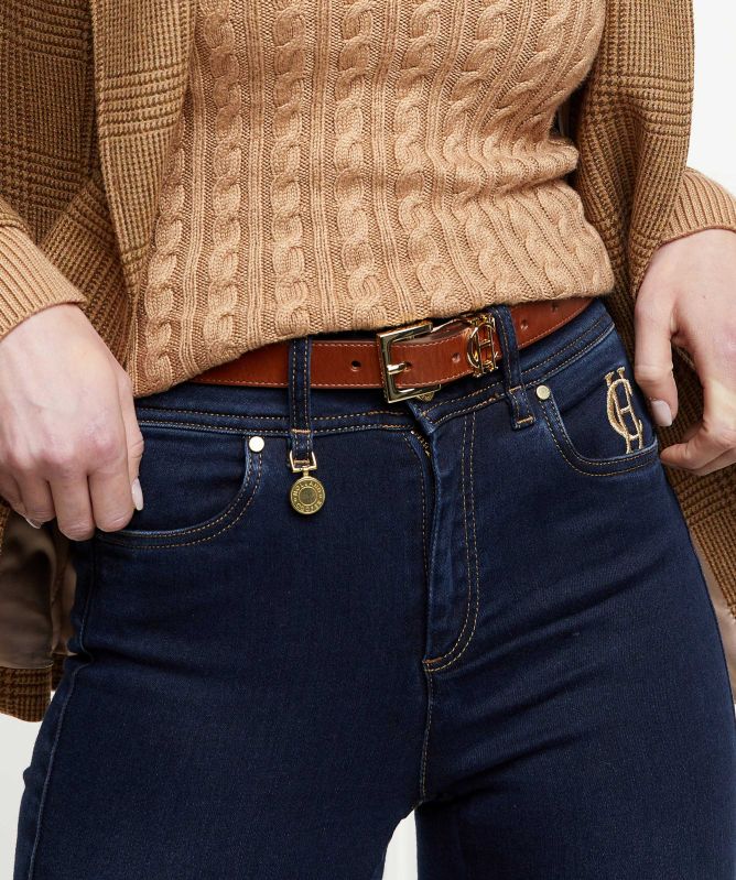 Holland Cooper HC Slim Logo Belt