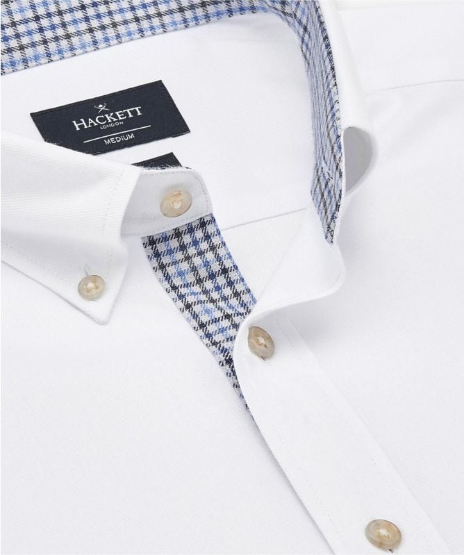 Hackett Slim Fit Melange Flannel Shirt