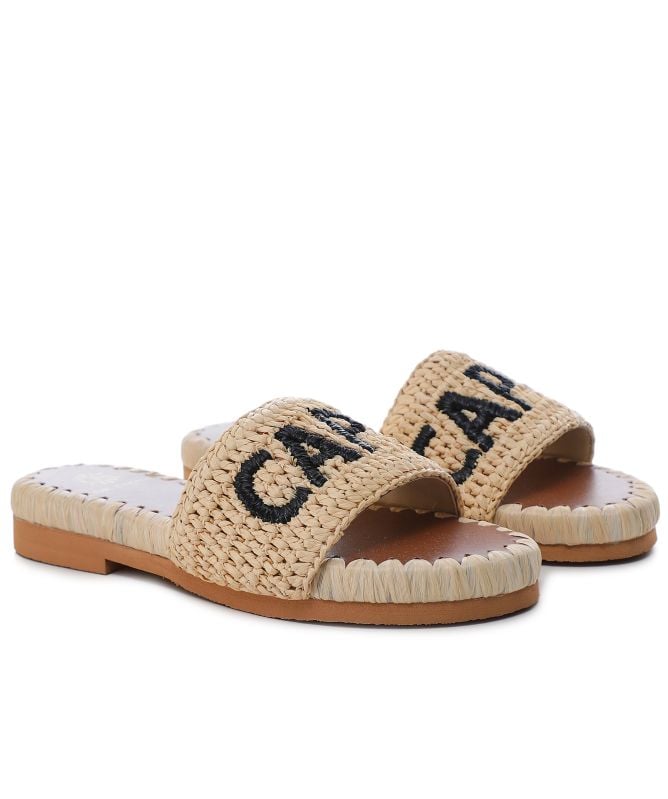 De Siena Capri Raffia Resort Sliders