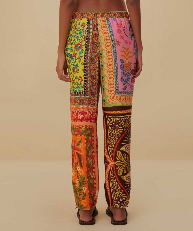 FARM Rio Mixed Scarves Trousers