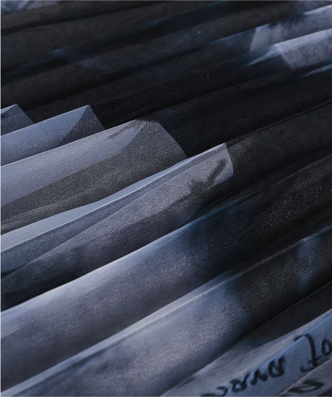 NU London Pleated Midi Skirt