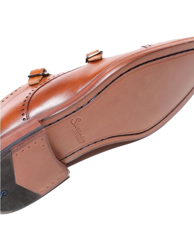 Oliver Sweeney Leather Ackergill Monk Strap Shoes