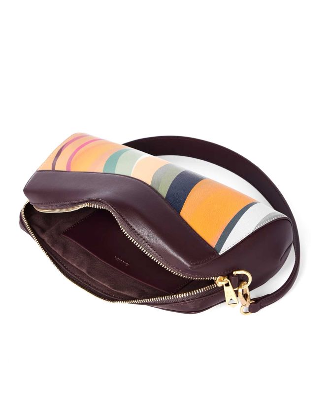 Paul Smith Bridget Swirl Leather Shoulder Bag