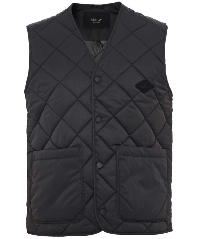 Replay Quilted Gilet