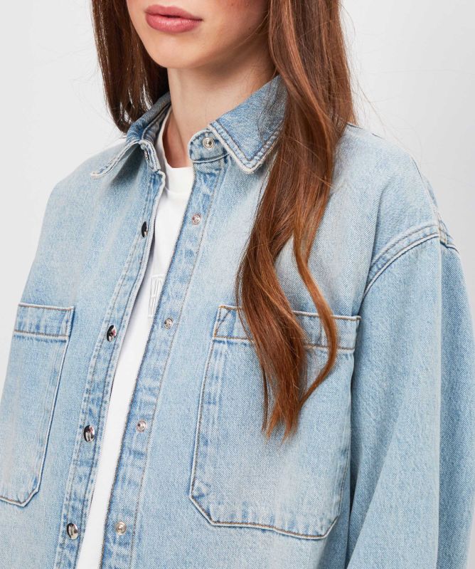 Anine Bing Denim Dante Shirt
