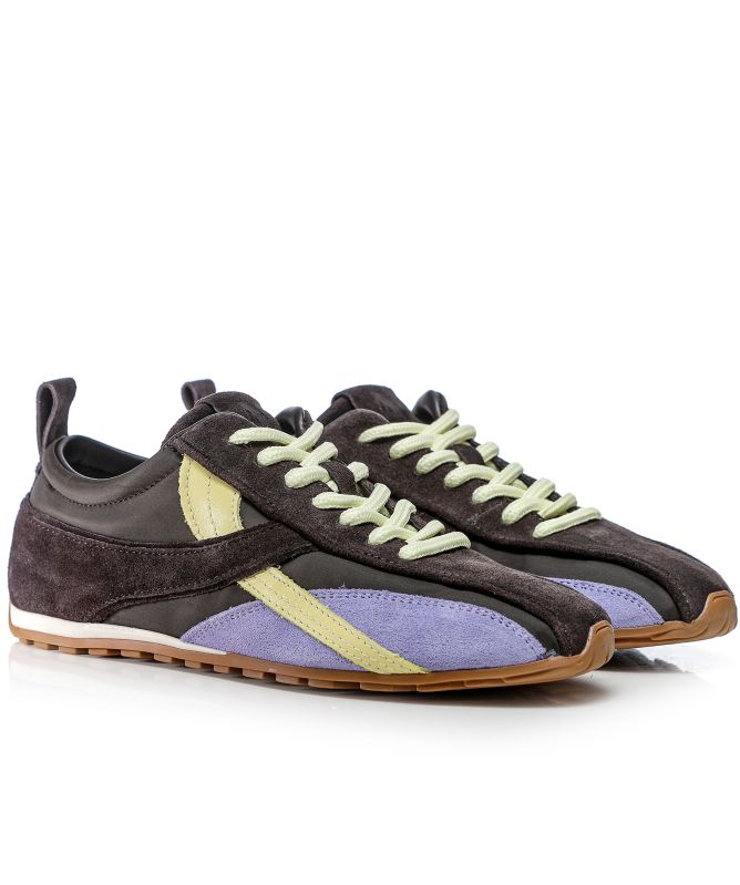 ALOHAS Suede Track Sneakers