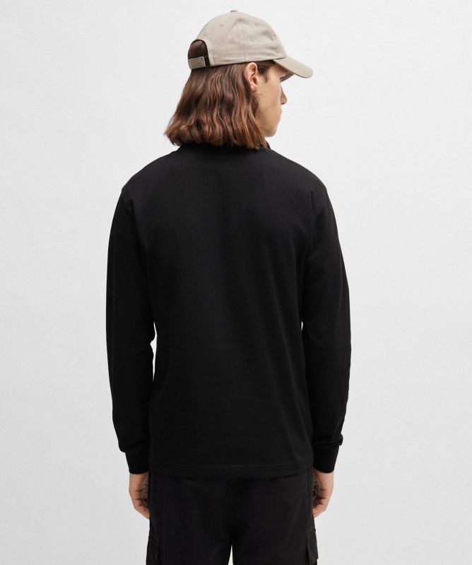 BOSS Long Sleeve Passerby Polo Shirt