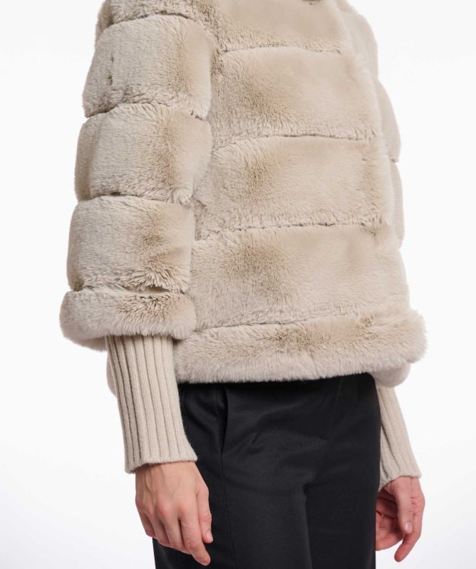 Rino and Pelle Feline Faux Fur Jacket