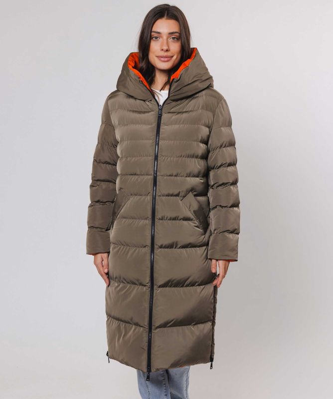 Rino and Pelle Keila Reversible Long Coat