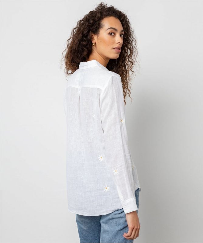 Rails Charli Embroidered Daisy Shirt