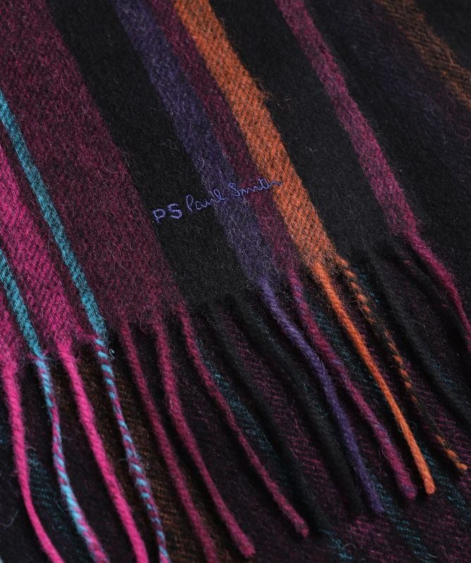 Paul Smith Lambswool Striped Scarf