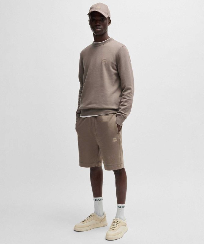 BOSS Cotton Terry Sewalk Shorts
