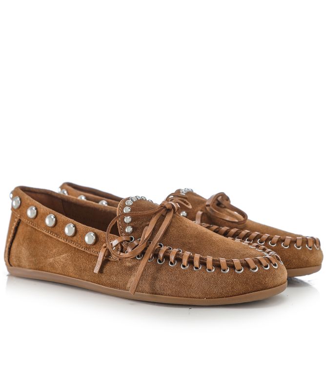 INUOVO Stud Moccasin Loafers