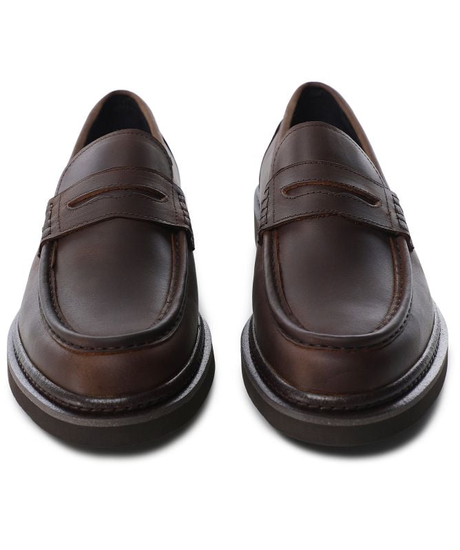 Ahler Leather Penny Loafers