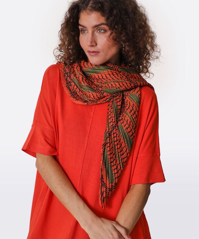Alexandra Tsoukala Circe Pleated Scarf