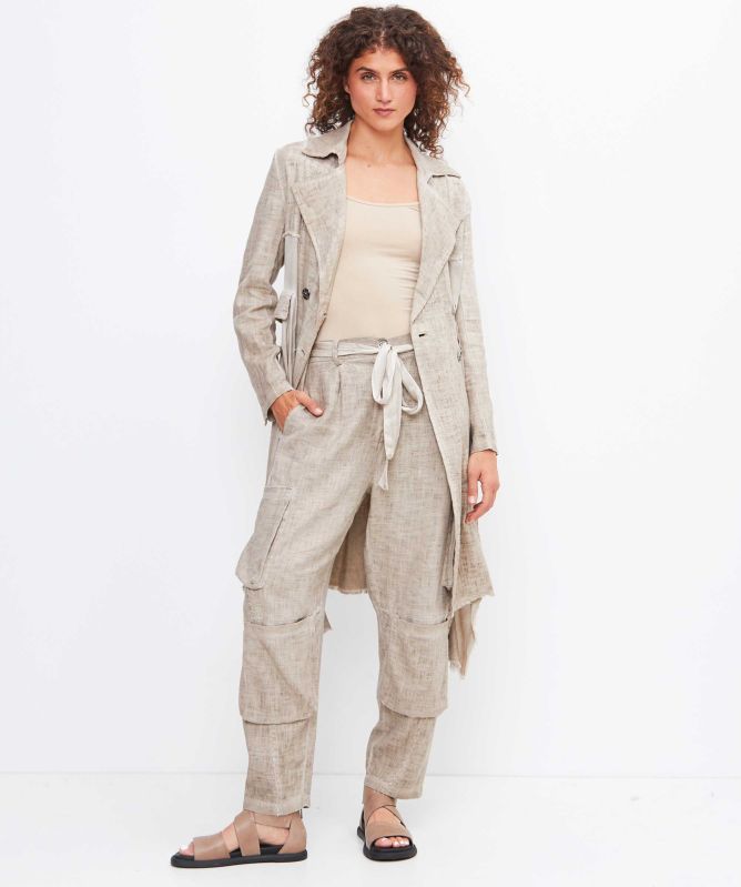 Sanctamuerte Linen Pocket Trousers