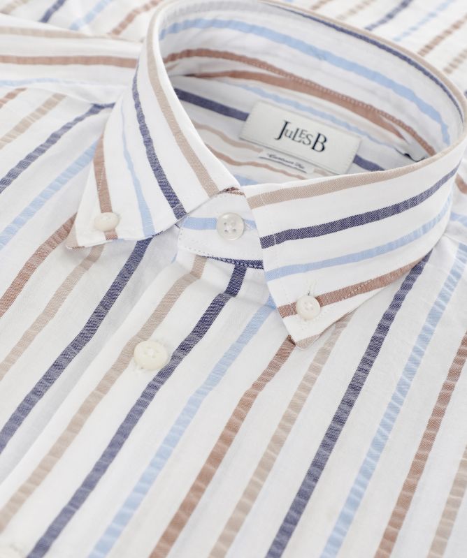 Jules B Onda Custom Fit Stripe Shirt